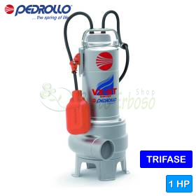VX 10/50-ST – 1 PS dreiphasige VORTEX-Elektropumpe für Abwasser