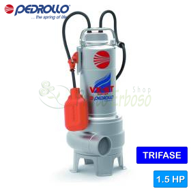 VX 15/50-ST - Pompë elektrike trefazore VORTEX 1.5 HP për ujërat e zeza VX 15/50-ST - Pompë elektrike trefazore VORTEX 1.5 HP për ujërat e zeza