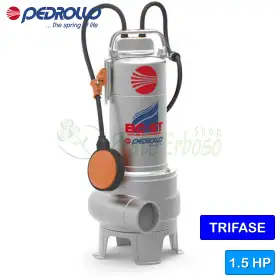 BC 15/50-ST - Pompë elektrike trefazore DY KANALORE 1.5 HP për ujërat e