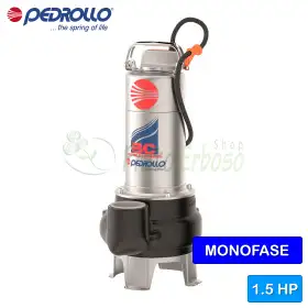BCm 15/50 - 1.5 HP single-phase, dual-channel electric pump for waste water