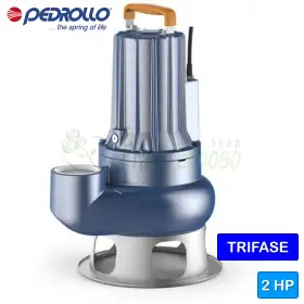 VXC 20/50 - Pompă electrică de canalizare VORTEX trifazată de 2 CP Pedrollo - 1