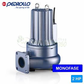 VXCm 20/50-F - VORTEX-Elektropumpe für einphasiges Abwasser, 2 PS