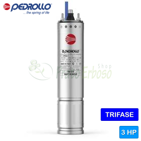 4PD/3 - Moteur 4" 3 HP triphasé 400 V rebobinable