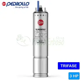 4PD/3 - Moteur 4" 3 HP triphasé 400 V rebobinable
