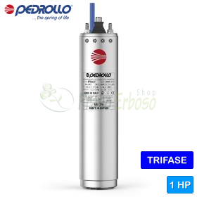 Moteur encapsulé triphasé 4PS/1 - 4" 1 HP