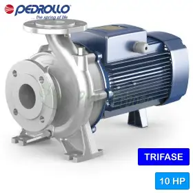 F 50/160A-I - Pompe électrique monobloc triphasée en acier inoxydable