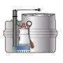Station de relevage d'eau de pluie SAR 250-Dm 10 - 1 HP