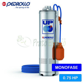 UPm 4/3-GE (10m) - Elettropompa sommersa monofase con galleggiante da 0.75 HP
