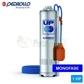 UPm 4/4-GE (10m) - Pompă electrică submersibilă monofazată de 1 CP cu plutitor