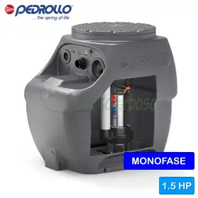 Estación de bombeo de aguas residuales SAR 250-VXm 15/35 - 1,5 HP