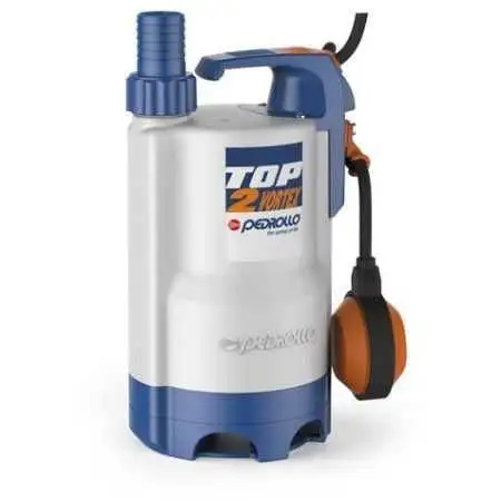 TOP 3 - VORTEX (5m) - Pompë elektrike kullimi 0,75 HP për ujë të ndotur Pedrollo - 1