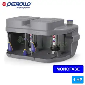 SAR 550-VXm 10/50-ST - Estación elevadora de aguas residuales de 1 HP SAR 550-VXm 10/50-ST - Estación elevadora de aguas residuales de 1 HP