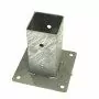 4 portapilastri glas für glas für pfahl-rahmen 9 cm
