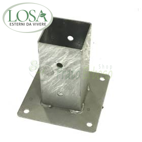 4 portapilastri de verre pour le pôle cadre de 9 cm