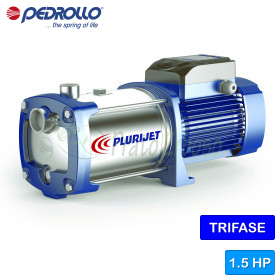 PLURIJET 3/200 - Pompe électrique triphasée auto-amorçante multi-turbines de 1,5 CV