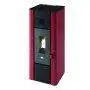 Minni - stufa a pellet 6.3 kW rossa Punto Fuoco