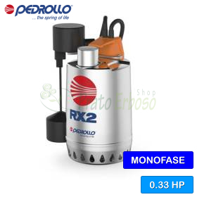RXm 1 - GM pompa sommersa inox 0.33 HP con cavo 10 m