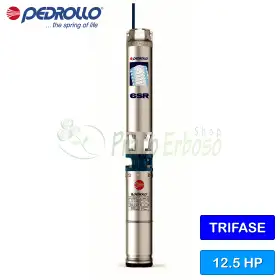 6SR12/18 - PD - pompë elektrike zhytëse trefazore 12,5 HP Pedrollo - 1