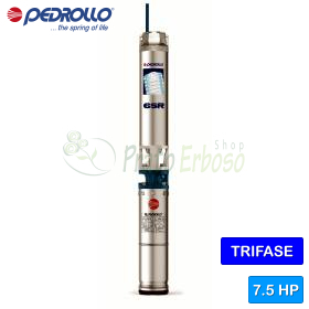 6SR18/6 - PD - Elettropompa sommersa trifase da 7.5 HP Pedrollo - 1