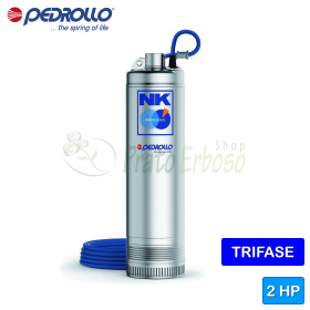 NK 2/6 (10m) - Electrobomba sumergible trifásica 230 V 2 HP Pedrollo - 1 NK 2/6 (10m) - Electrobomba sumergible trifásica 230 V 2 HP Pedrollo - 1