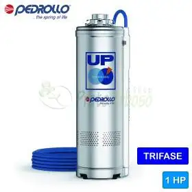 UP 2/4 (10m) - Electrobomba sumergible trifásica 230 V, 1 HP Pedrollo - 1 UP 2/4 (10m) - Electrobomba sumergible trifásica 230 V, 1 HP Pedrollo - 1
