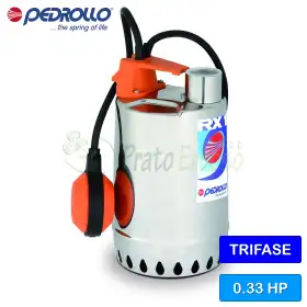 RX 1 (10m) - Pompë elektrike trefazore 0,33 HP për ujë të pastër RX 1 (10m) - Pompë elektrike trefazore 0,33 HP për ujë të pastër