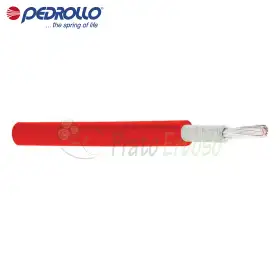 117SF104R - Câble photovoltaïque rouge 1 x 4 mm²