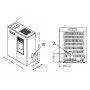 Stufa a pellet Camilla 4.6 kW avorio