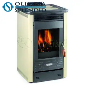 Stufa me pelet Dafne 65 - 5.5 Kw bezhe Olimpia Splendid - 1