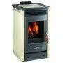 Poêle à pellets Dafne 65 beige 5,5 kW - double combustion