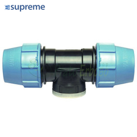 S085032012 - Tee la 90 de grade de compresie 32 x 1/2" x 32 Supreme - 1