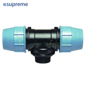 S090025034 - Tee në 90 gradë për të compression 25 x 3/4" x 25 S090025034 - Tee në 90 gradë për të compression 25 x 3/4" x 25
