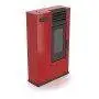 Estufa de pellets Susy roja 7,5 kW