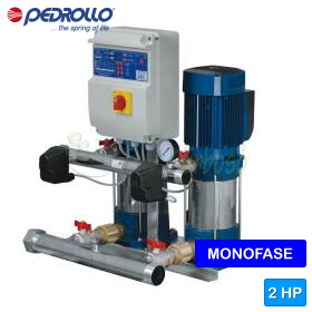 CB2 - MKm 3/3 gruppo di pressione monofase 2x1 HP Pedrollo
