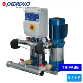 CB2 - MK 5/7 - Gruppo di pressione trifase da 2x2.5 HP Pedrollo - 1