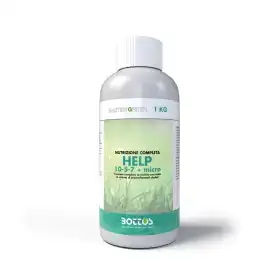 Help 10-5-7 + Micro - 1 kg Flüssigdünger für den Rasen Bottos - 1