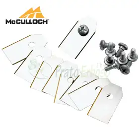 RB1 - Set mit 9 Messern mit Schrauben für Mähroboter
