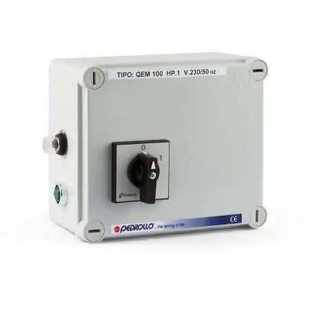 Quadro elettrico QEM/3-100 per elettropompa 3" 1 HP