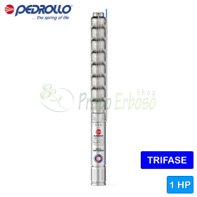4HR 10/5 - PD - 1 HP three-phase submersible electric pump Pedrollo - 1