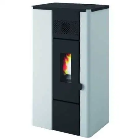 Noa - Sobë me pelet të bardhë 6,3 kW Punto Fuoco - 1