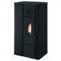 Noa - Soba pe peleti neagra in relief de 6,3 Kw Punto Fuoco - 1