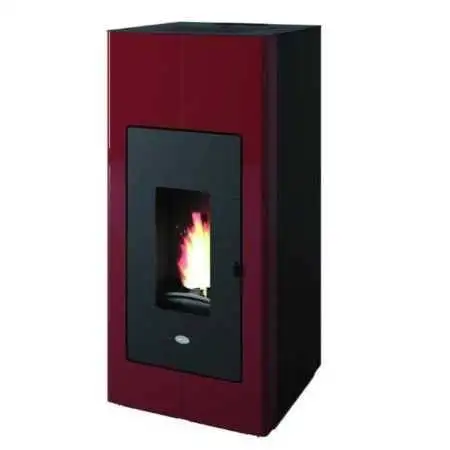 Ilaria Hydro - 17.5 Kw Red Pellet Stove Punto Fuoco - 1