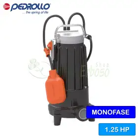 Pompă electrică submersibilă monofazată TRm 0,9 - 1,25 CP cu rotor de tocat