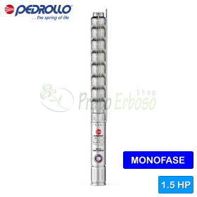 4HRm 14/6 - PD - 1.5 HP single-phase submersible electric pump Pedrollo - 1