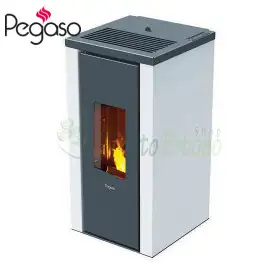 Vera 7.0 - 7 kW weißer Pelletofen Pegaso - 1