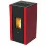 Soba pe peleti Elane 9,0 - 8,5 kW, rosu