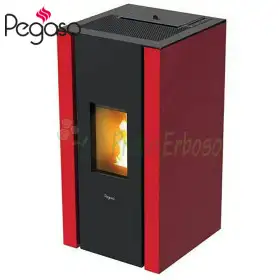 Poêle à granulés rouge Elane 9,0 - 8,5 Kw Pegaso - 1 Poêle à granulés rouge Elane 9,0 - 8,5 Kw Pegaso - 1