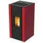 Elane 9.0 - 8.5 Kw red pellet stove Pegaso - 1