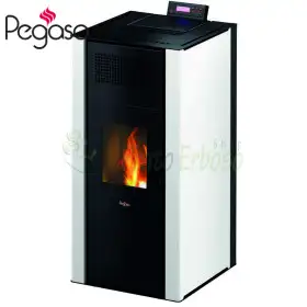 Sobë hidro me pelet Mira 16 - 16 kW, e bardhë