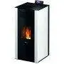 Mira 16 stufa a pellet idro 16 kW bianco